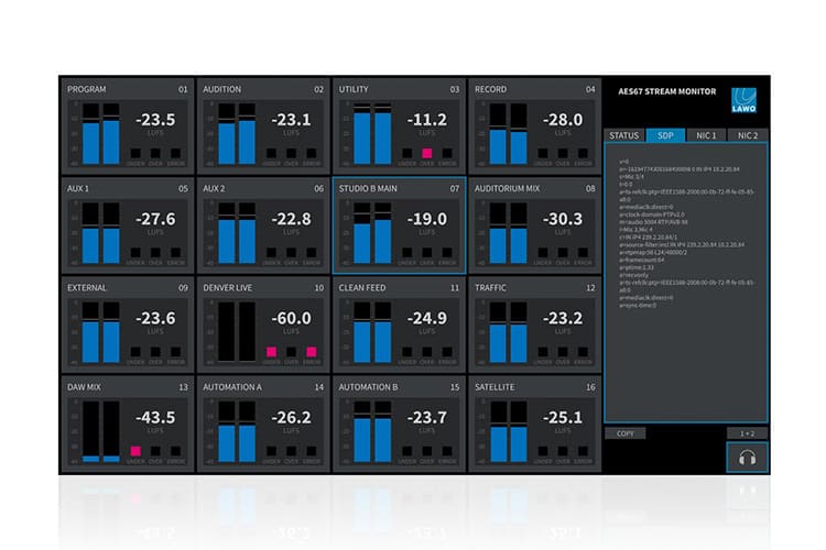 RƎLAY AoIP Stream Monitor